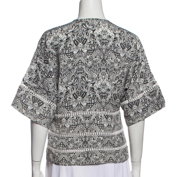IRO Printed V-Neck Blouse - Picture 3 of 10
